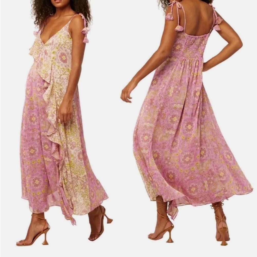 Misa los angeles dress NWT Frederica floral medallion